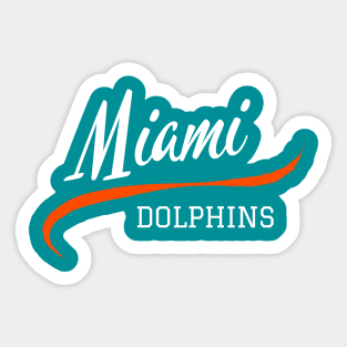 Dolphins Wavy Sticker